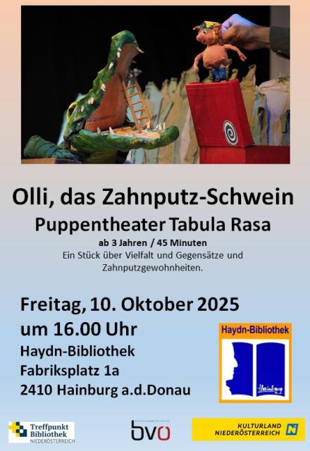Olli, das Zahnputz-Schwein