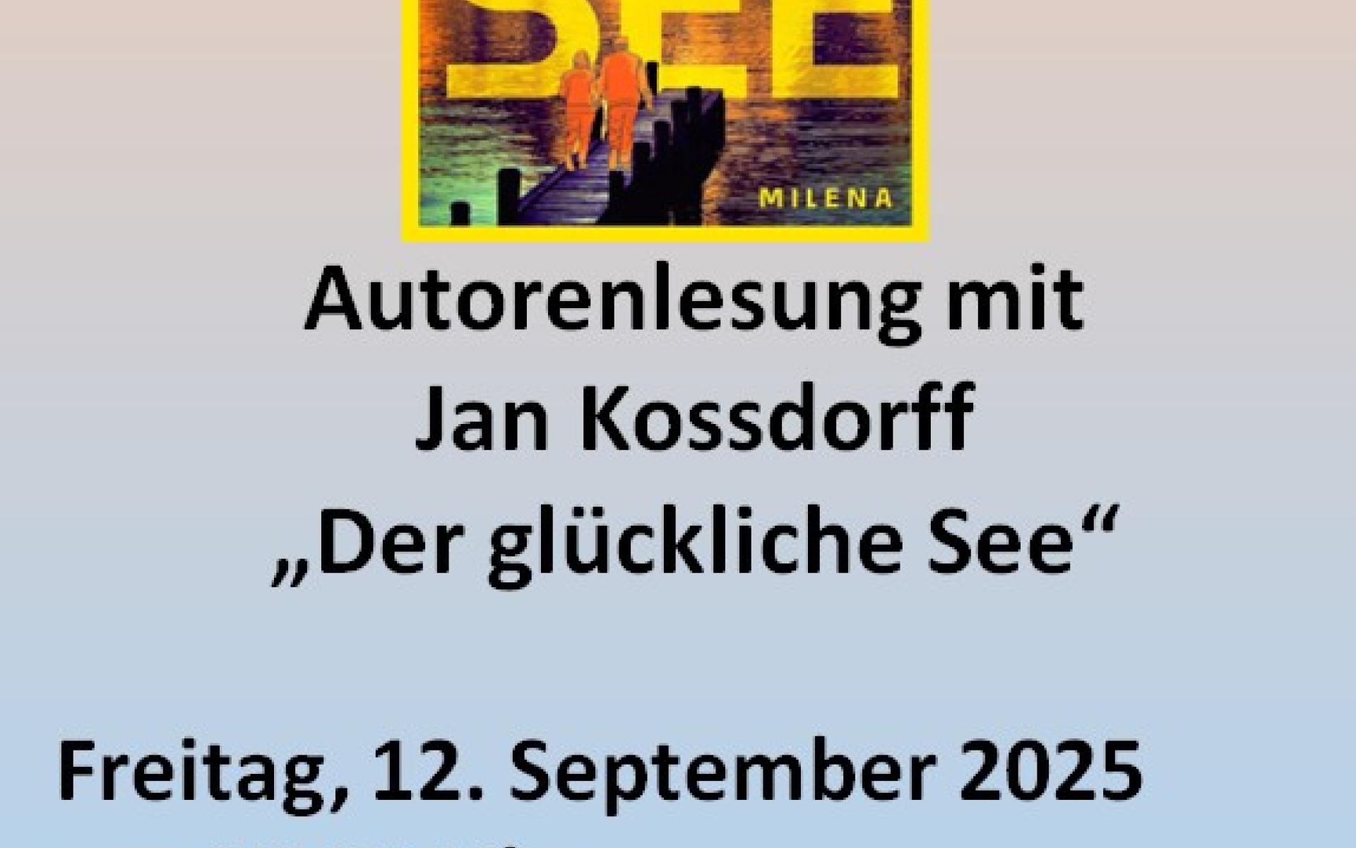 Lesung Jan Kossdorff