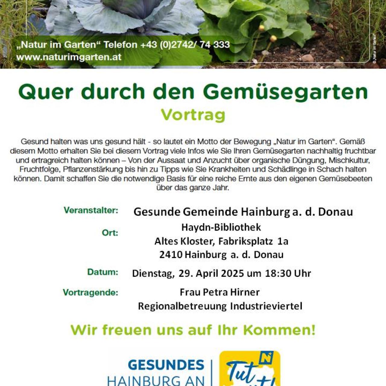 Quer durch den Gemüsegarten