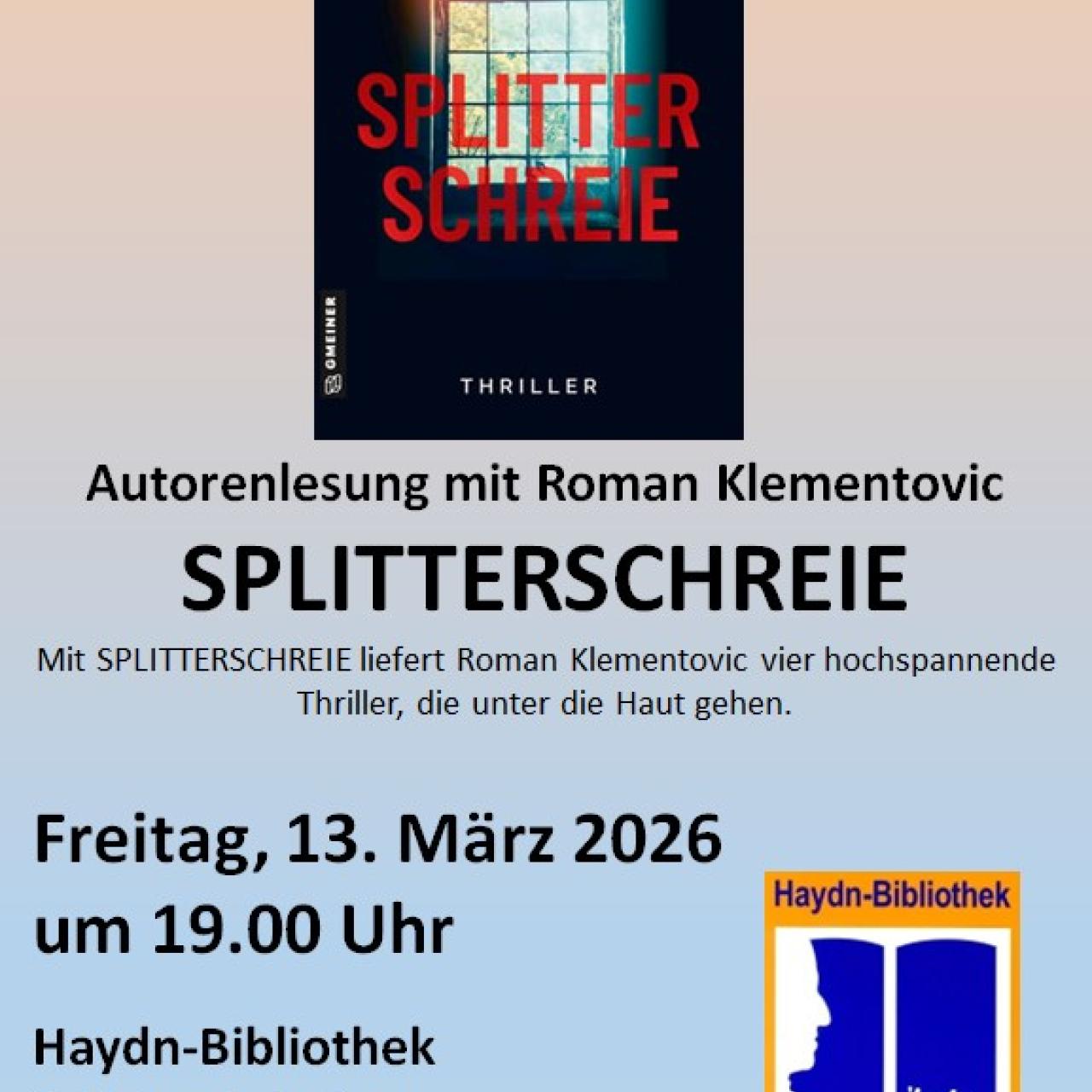 Lesung Klementovic 13.03.2026